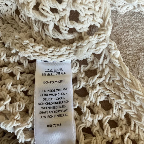 Nicole Miller Artelier Crochet Style Hooded Sweater - Picture 5 of 5